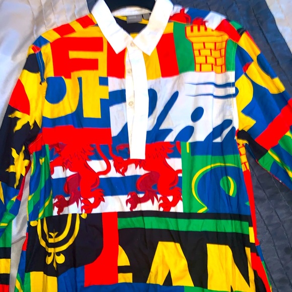 ASOS DESIGN Overhead Shirt w/ 90’s Style Print - M - Picture 2 of 8